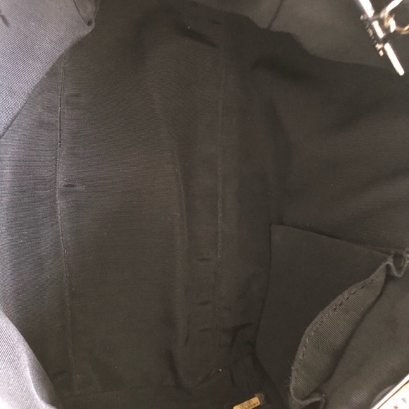 Rare Alert π¨ Vintage CHANEL Cambon Line Mini black nylon and patent leather - Picture 13 of 16